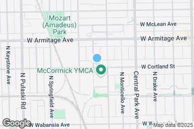 Map image of the property - 3720 W Cortland St