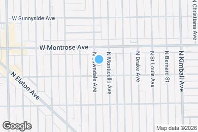 Map image of the property - 4319 N Lawndale Ave