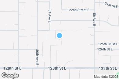 Map image of the property - 12432 83rd Ave E