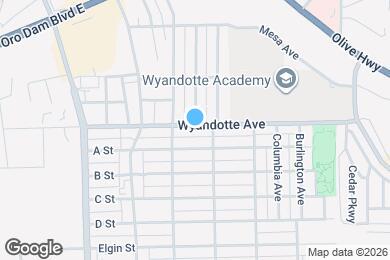 Map image of the property - 2309 Wyandotte Ave