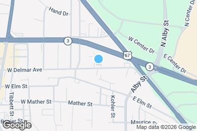 Map image of the property - 4 W Delmar Ave