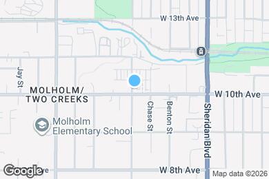 Map image of the property - 1018 Depew St