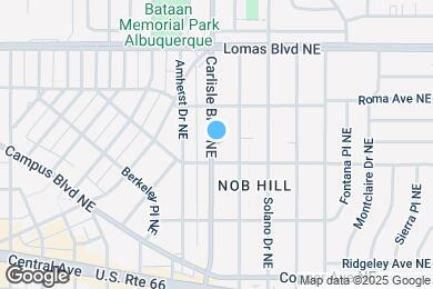 Map image of the property - 412 Carlisle Blvd NE