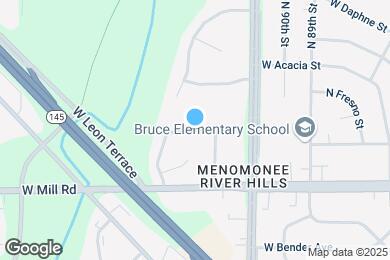 Map image of the property - 9324 W Allyn St