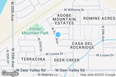 Map image of the property - 3154 W Via Montoya Dr