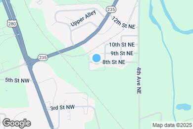 Map image of the property - 105 8th St NE