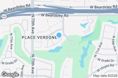 Map image of the property - 7401 W Arrowhead Clubhouse Dr