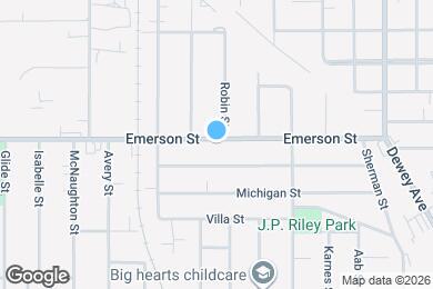 Map image of the property - 593 Emerson St