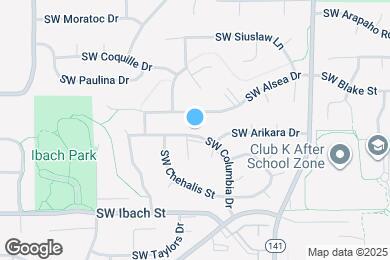Map image of the property - 21654 SW Columbia Dr