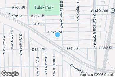 Map image of the property - 544 E 92nd Pl