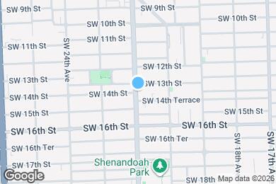Map image of the property - 1317 SW 22nd Ave
