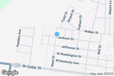 Map image of the property - 629 Jackson St