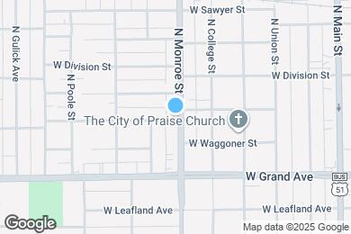 Map image of the property - 1505 N Monroe St