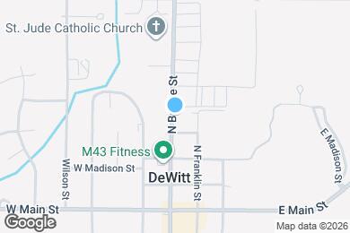 Map image of the property - 412 N Bridge St