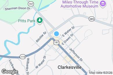 Map image of the property - 1422 Washington St