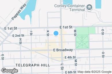 Map image of the property - 673 E 2nd St