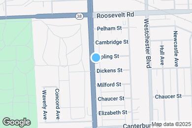 Map image of the property - 1345 S Mannheim Rd