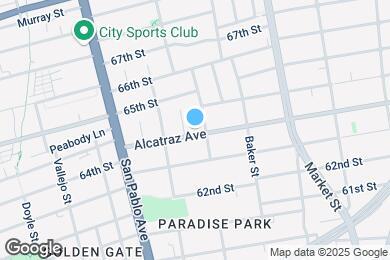 Map image of the property - 1273 Alcatraz Ave