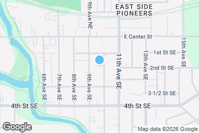 Map image of the property - 125 10th Ave SE