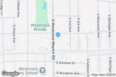 Map image of the property - 215 S Westmore-Meyers Rd