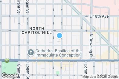 Map image of the property - 1629 N Clarkson St