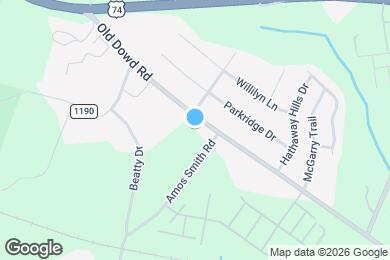 Map image of the property - 9719 Old Dowd Rd