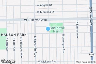 Map image of the property - 5102 W Belden St