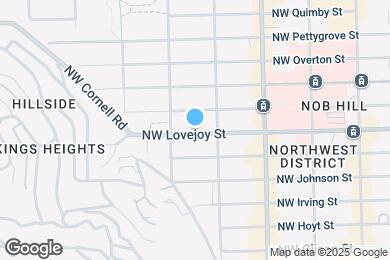 Map image of the property - 2445 NW Lovejoy St