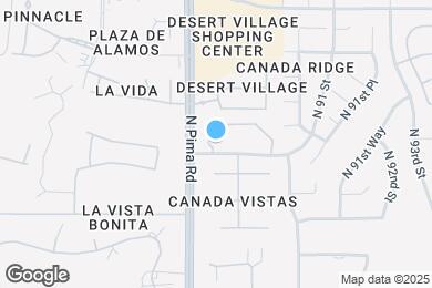 Map image of the property - 8880 E Paraiso Dr