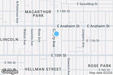 Map image of the property - 1122 Cherry Ave