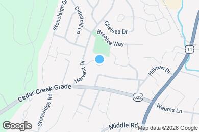 Map image of the property - 813 Appleseed Ct