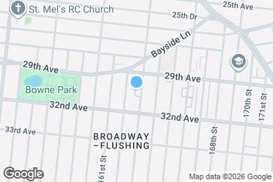Map image of the property - 29-28 163rd St