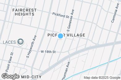 Map image of the property - 1722 S Ogden Dr