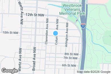 Map image of the property - 2510 10th St NW
