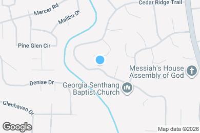 Map image of the property - 4329 Cedar Ridge Trail