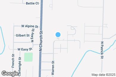 Map image of the property - 400 E Roseclair St