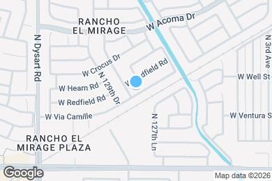 Map image of the property - 12830 W Via Camille