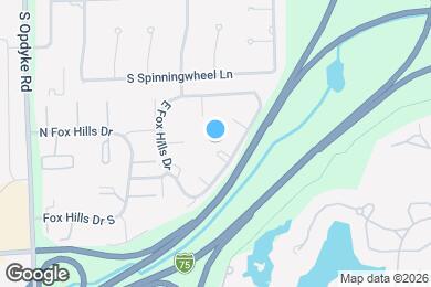 Map image of the property - 683 E Fox Hills Dr