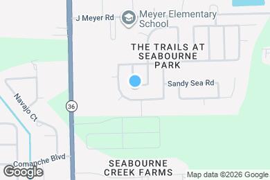 Map image of the property - 2006 Quiet Palm Ln