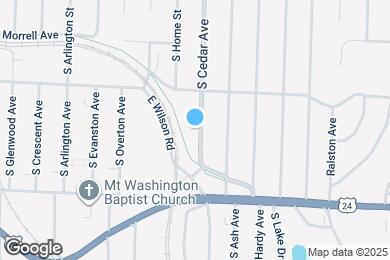 Map image of the property - 528 S Cedar Ave