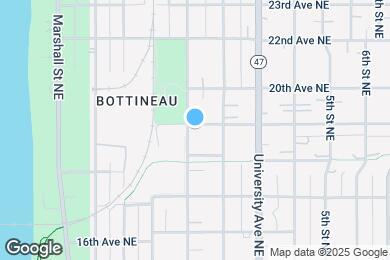 Map image of the property - 1827 2nd St NE