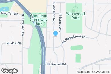 Map image of the property - 4135 N Jackson Ave