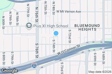 Map image of the property - 114 S 74th St