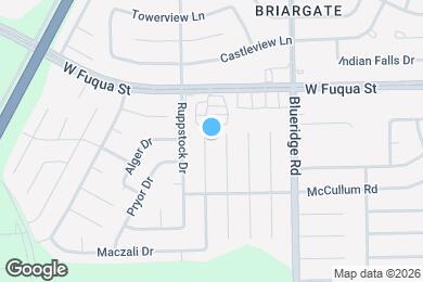 Map image of the property - 15811 Kenbriar Dr