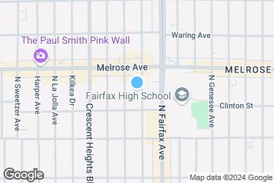 Map image of the property - 633 N Hayworth Ave