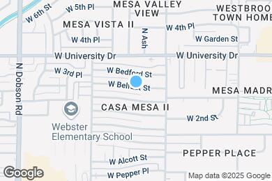 Map image of the property - 1653 W Belfast St