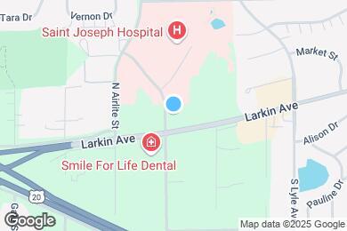 Map image of the property - 1990 Larkin Ave, Elgin, IL 60123