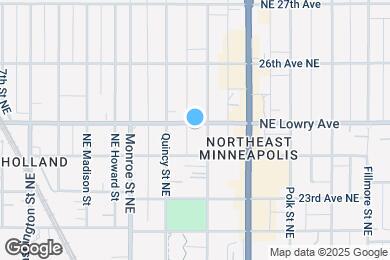 Map image of the property - 824 Lowry Ave NE