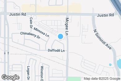 Map image of the property - 1323 Jasmine Dr