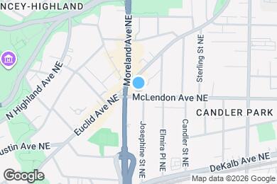 Map image of the property - 1198 McLendon Ave NE